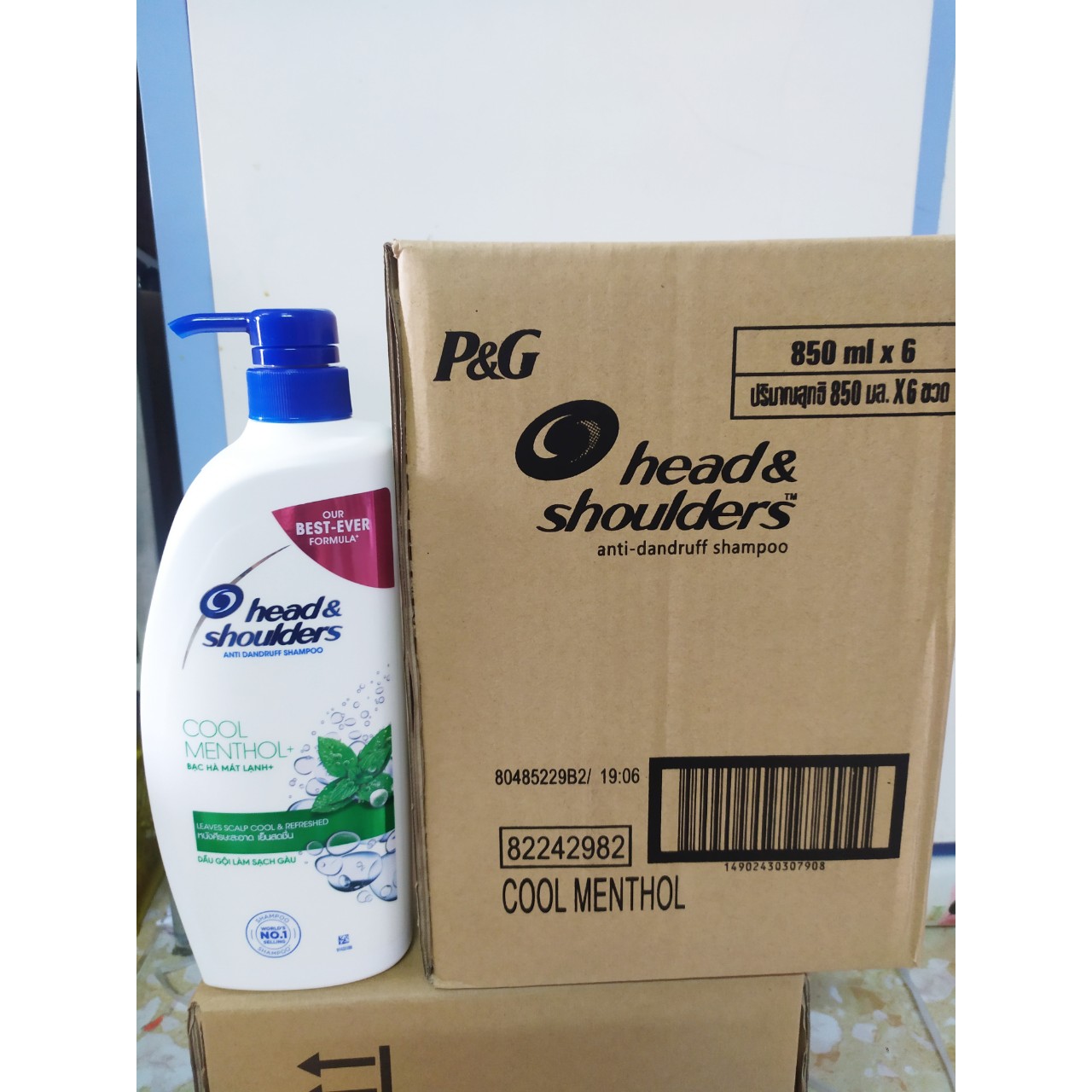 Dầu gội head&shoulders 850ml thái lan chính hãng mát lạnh sạch gàu