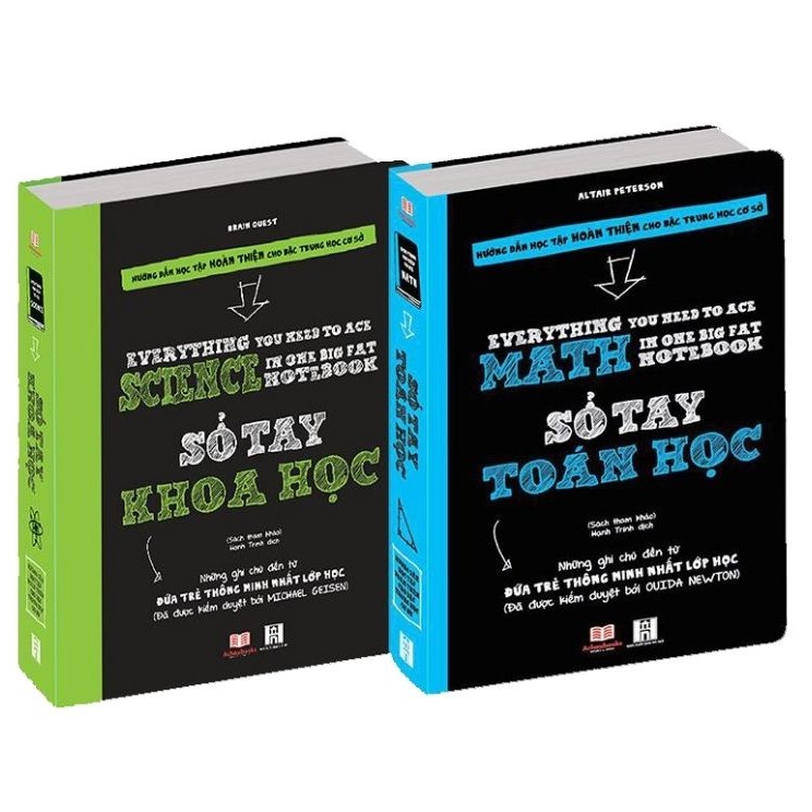 Sách sổ tay toán học - sổ tay khoa học - nhà sách giáo dục á châu