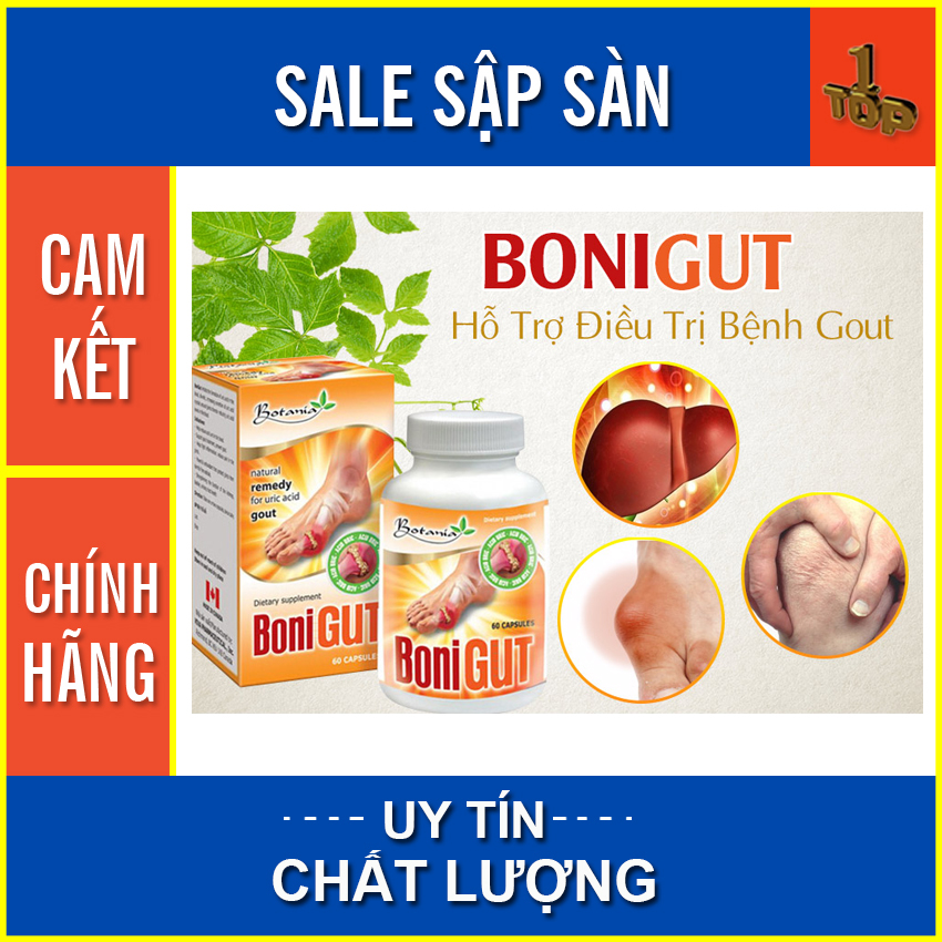 BoniGut - Dành Cho Người Bị Gút (Hộp 60 viên)