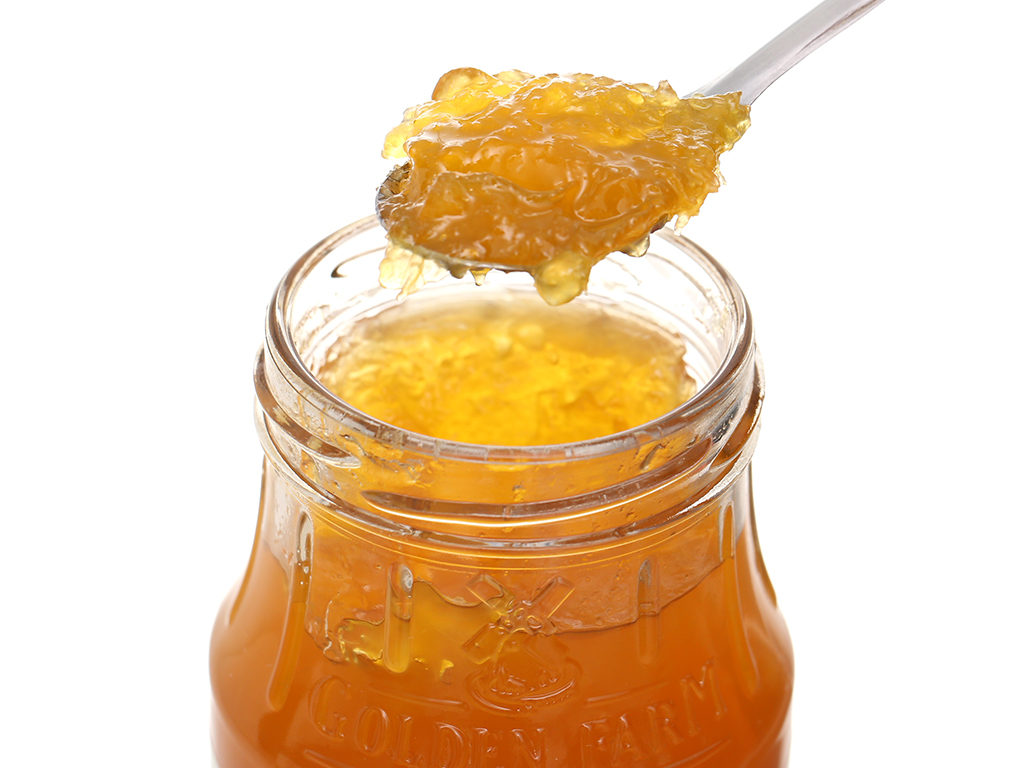GOLDEN FARM (Hủ TT 450g) MỨT TRÁI THƠM (mứt dứa) Pineapple Preserves