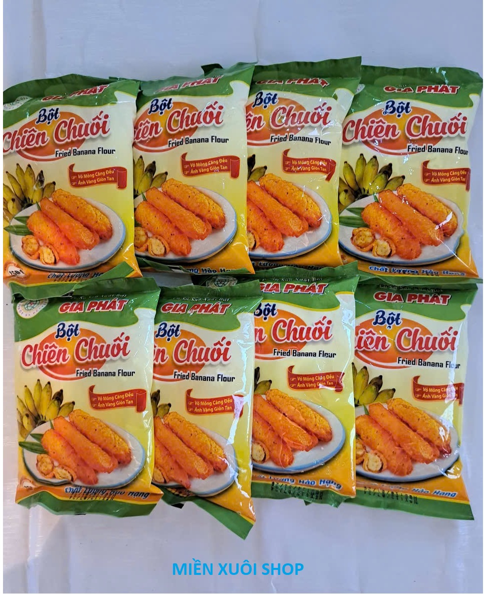 01kg (250gx4 gói) bột chiên chuối gia phát