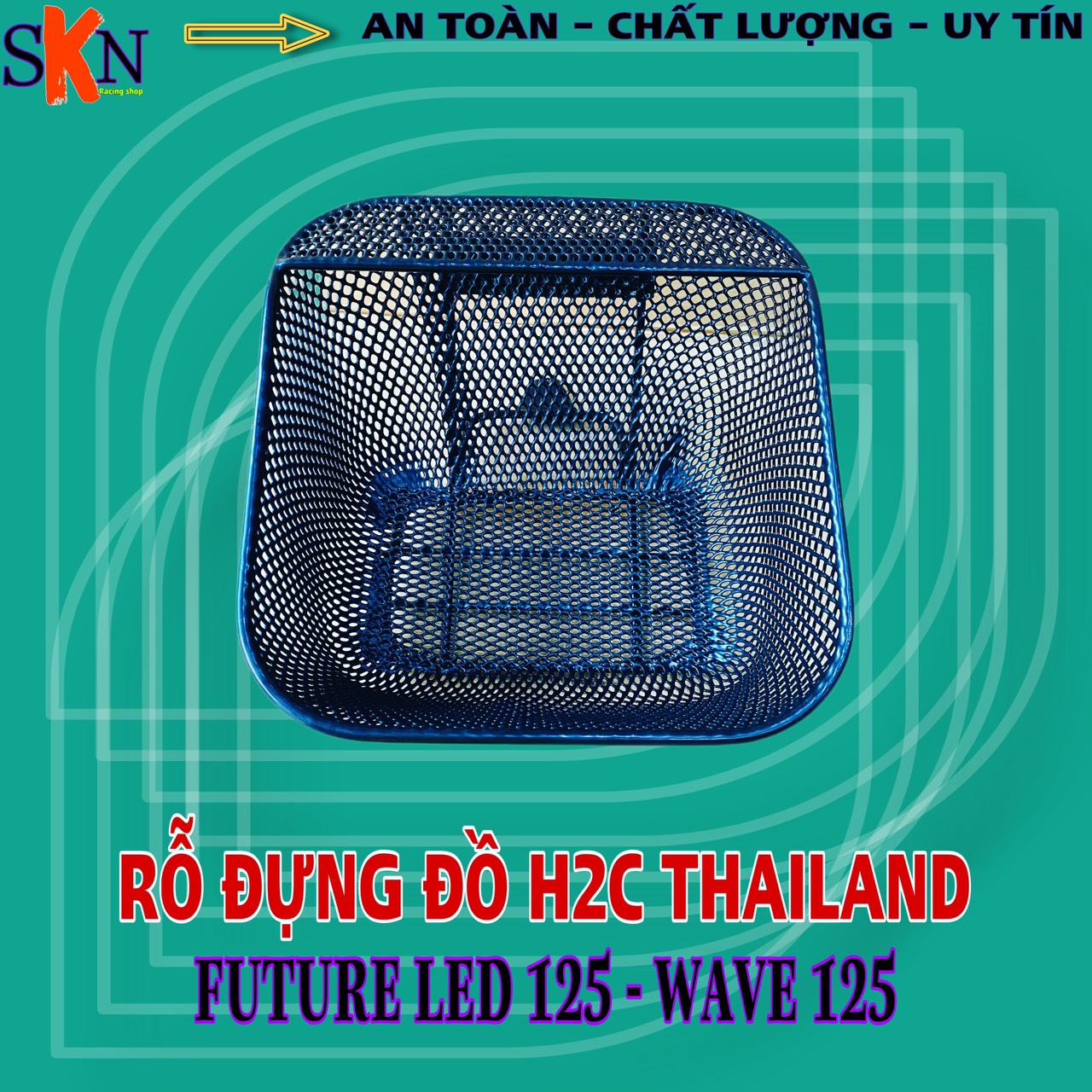 Future led-wave 125i portable storage basket