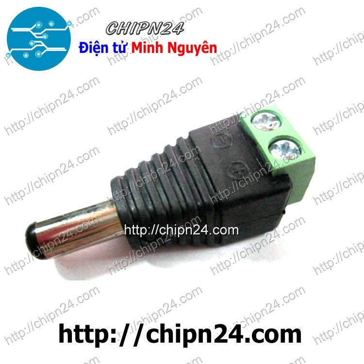 [2 cái] (G28) Đầu chuyển Jack DC ra Domino 2 ĐỰC