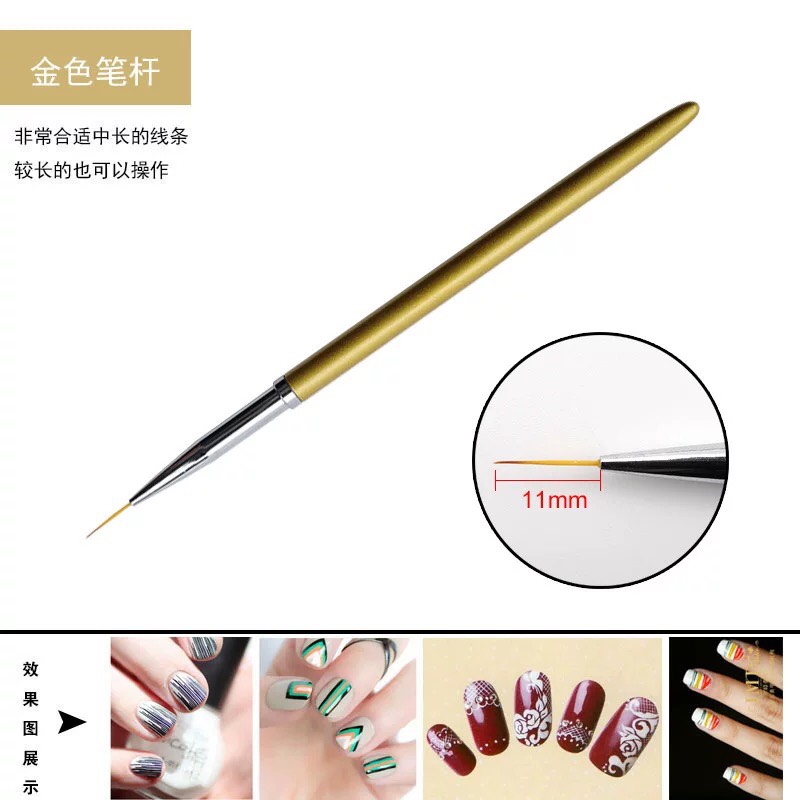 Set cọ râu 3 cây chuyên dùng vẽ móng  - MiNi Nails