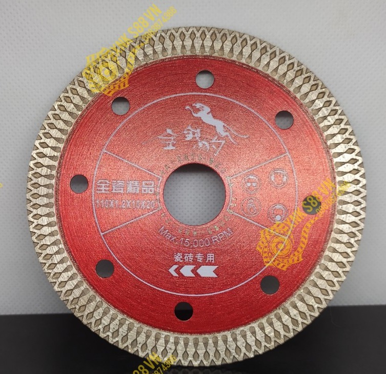 Lưỡi Cắt Đá, lưỡi cắt gạch Đa Năng Hổ 110mm (20 chiếc)