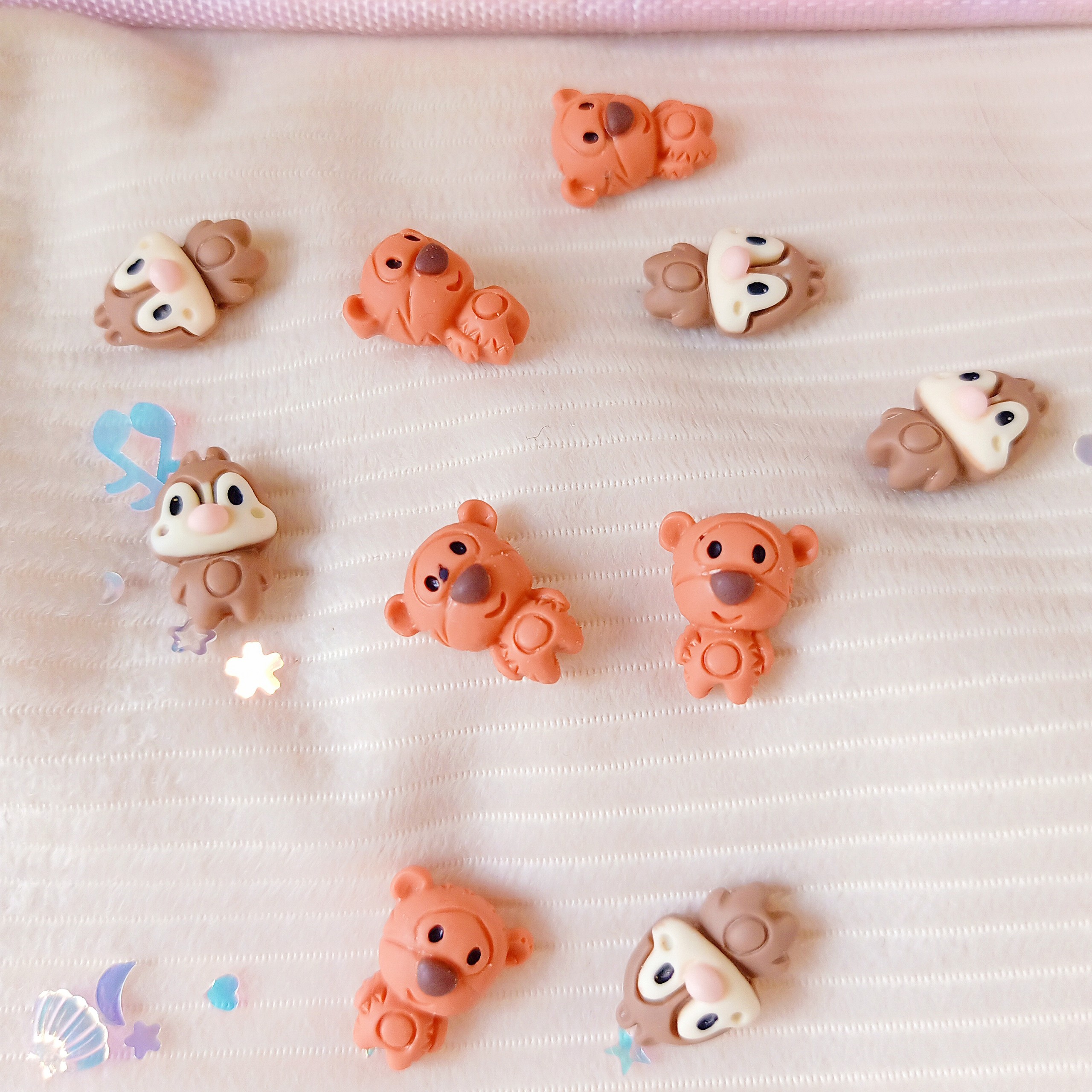 Set charm NHỎ hình thú dễ thương