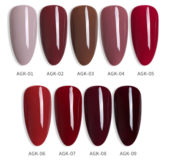 Sơn gel AS red - màu đỏ hồng mã AGK