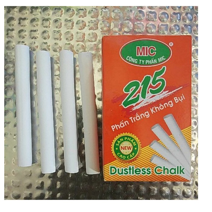 2 Hộp phấn viết bảng không bụi MIC cao cấp 215