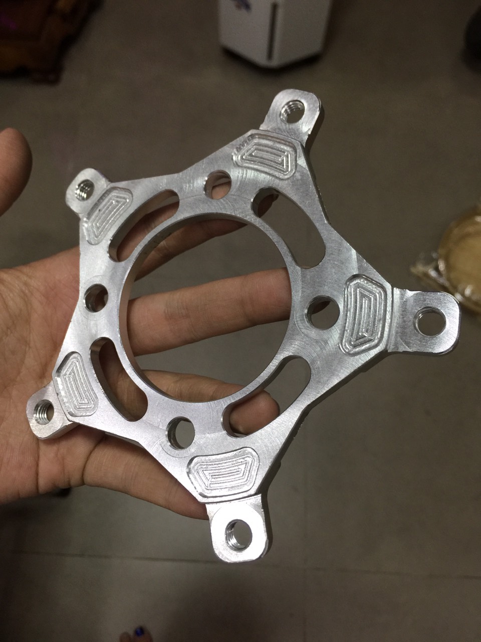 Lòng đĩa nhôm 4 lỗ cho EXCITER 150