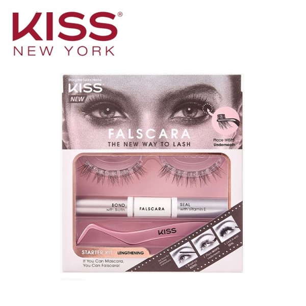 Bộ Mi Giả Kiss New York Falscara Eyelash - Starter Kit (KFCK01)