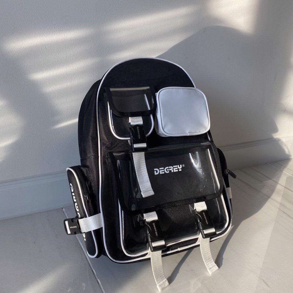 Basic Backpack Degrey Trắng - BBD Trắng