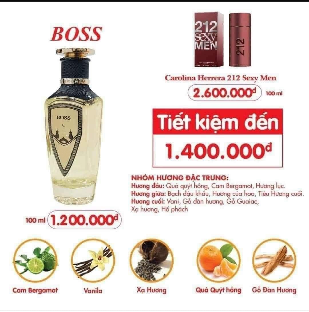 Nước Hoa Nam Good Charme Boss 100ml