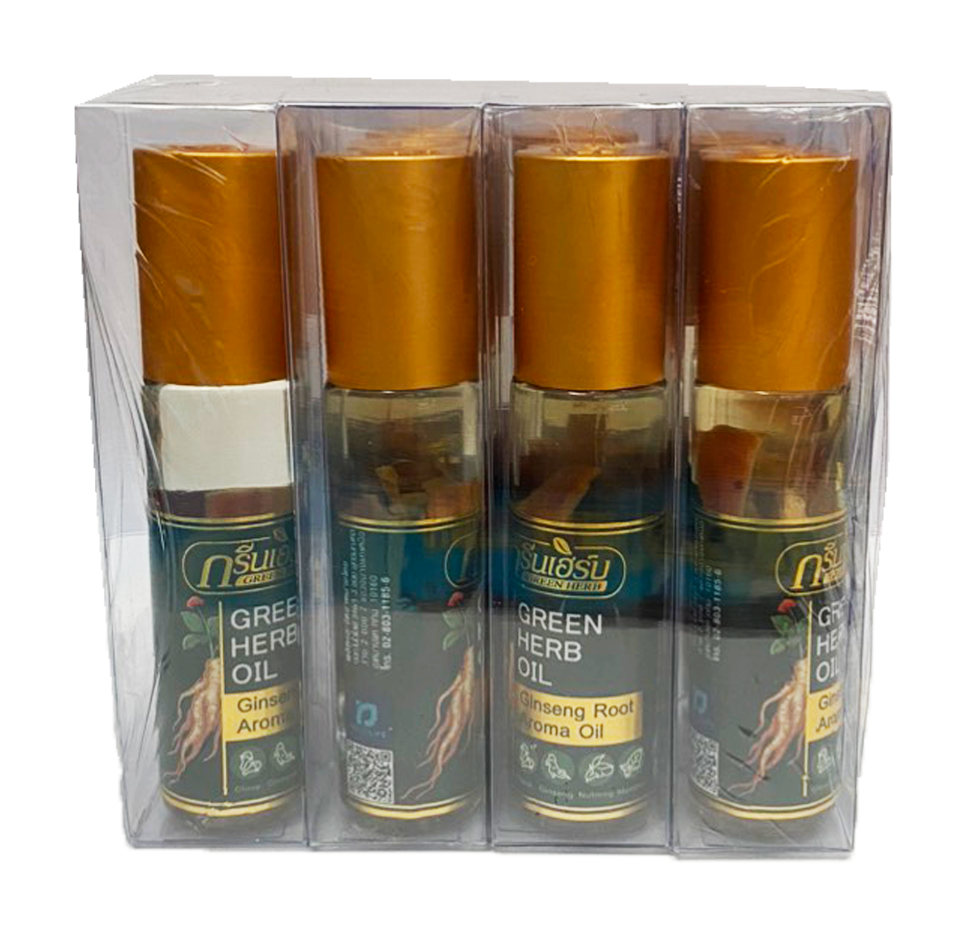 Thai Green Herb Ginseng Roller Oil 8ml