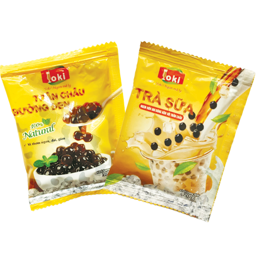 [HCM]Trà sữa trân châu đường đen Yoki 400g