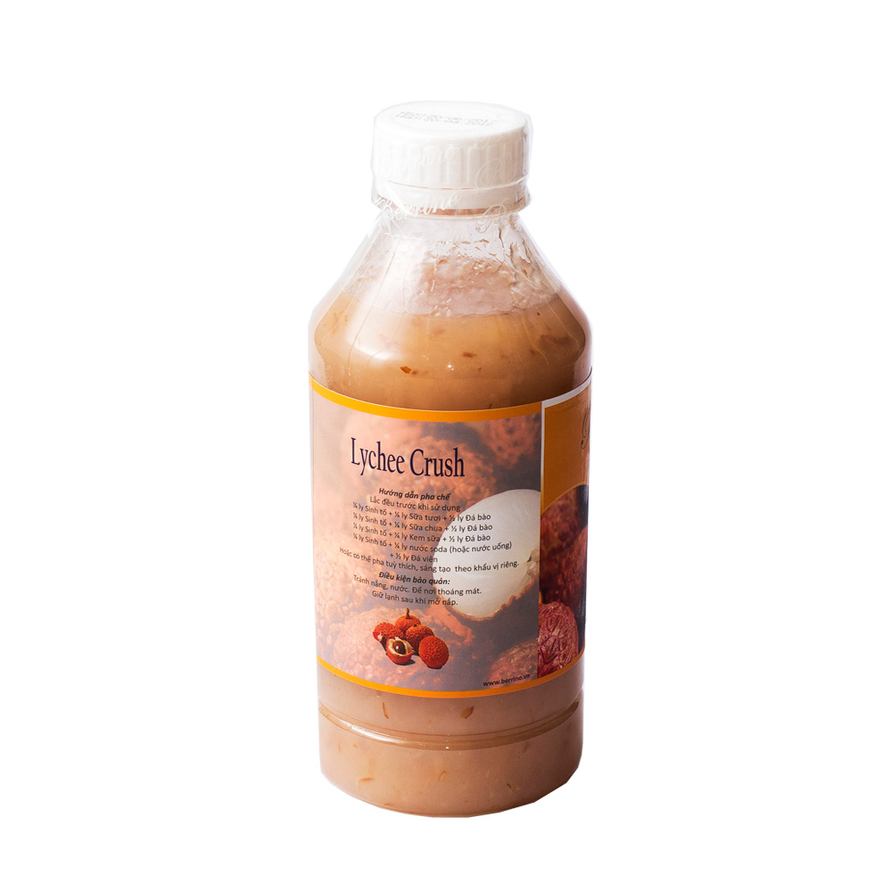 Sinh tố vải Berrino (Berrino Lychee Crush) 1L