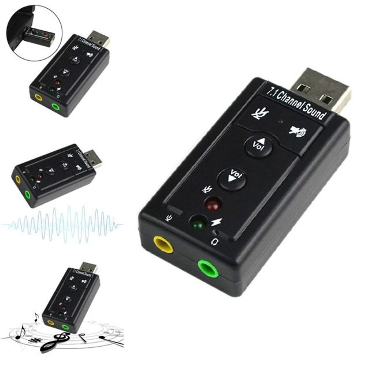 USB Sound - Card Âm Thanh 7.1