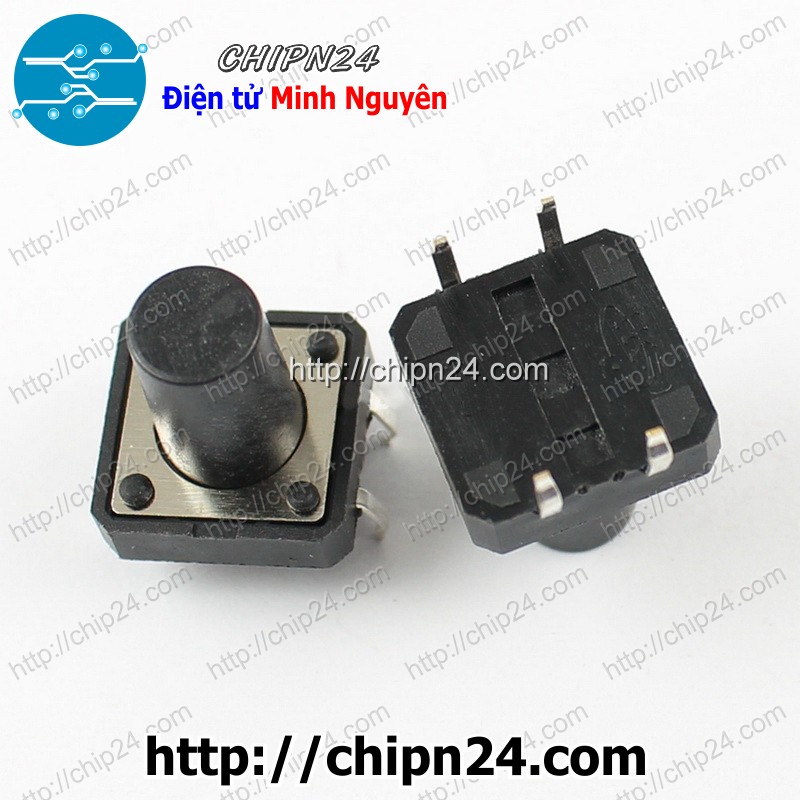 [10 cái] (G2.1) Nút nhấn 4 chân 12x12x13mm