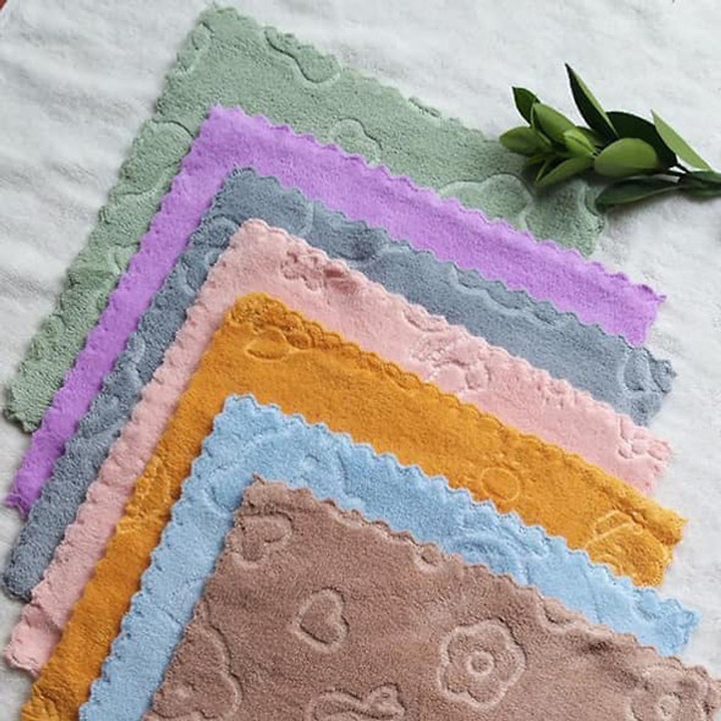 Khăn Lau Đa Năng Mềm Mại 30x30 (Khăn A3- răng cưa) siêu thấm nước