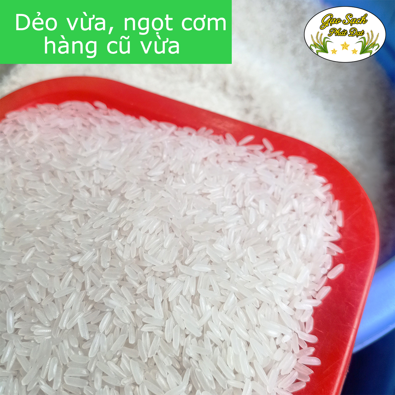 Gạo Bắc Hương ( túi 10Kg ) - Dẻo vừa, ngọt cơm