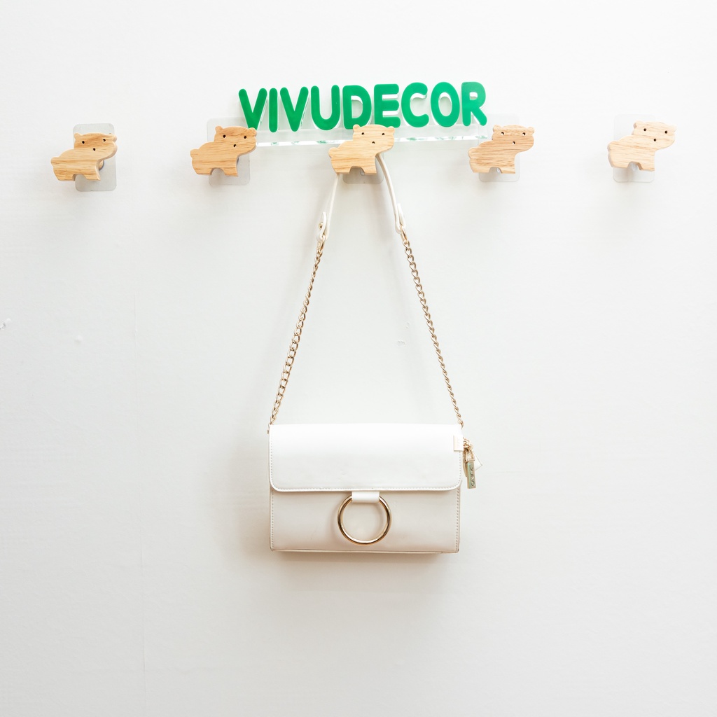 Móc gỗ VIVUDECOR MG07 gỗ tự nhiên