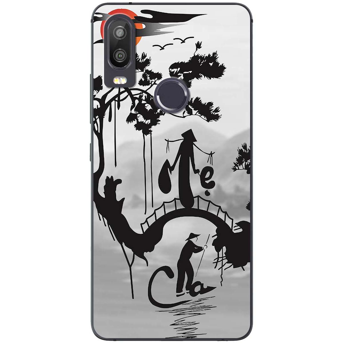 Ốp lưng dành cho Vsmart Active 1 mẫu Cha mẹ núi sông
