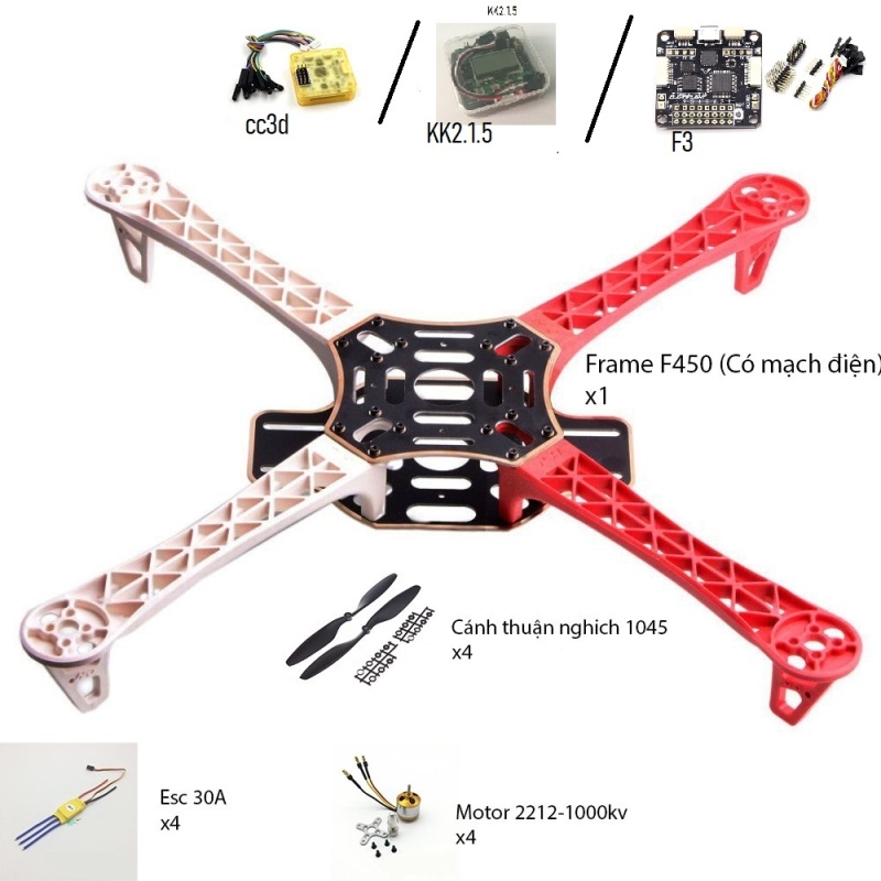 Combo bộ Quadcopter F450