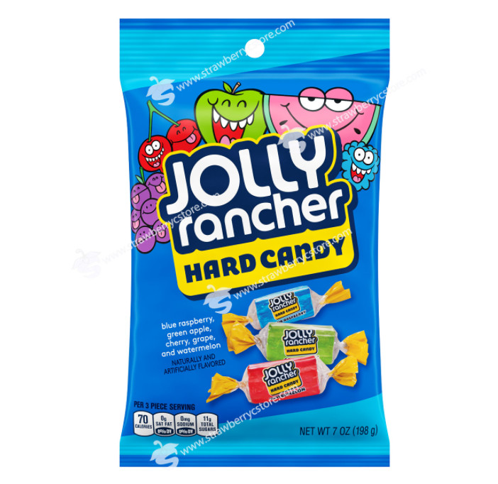 [USA] Kẹo Cứng Trái Cây JOLLY RANCHER Assorted Fruit Flavored Hard Candy (Gói 198gr, 7 Oz.)
