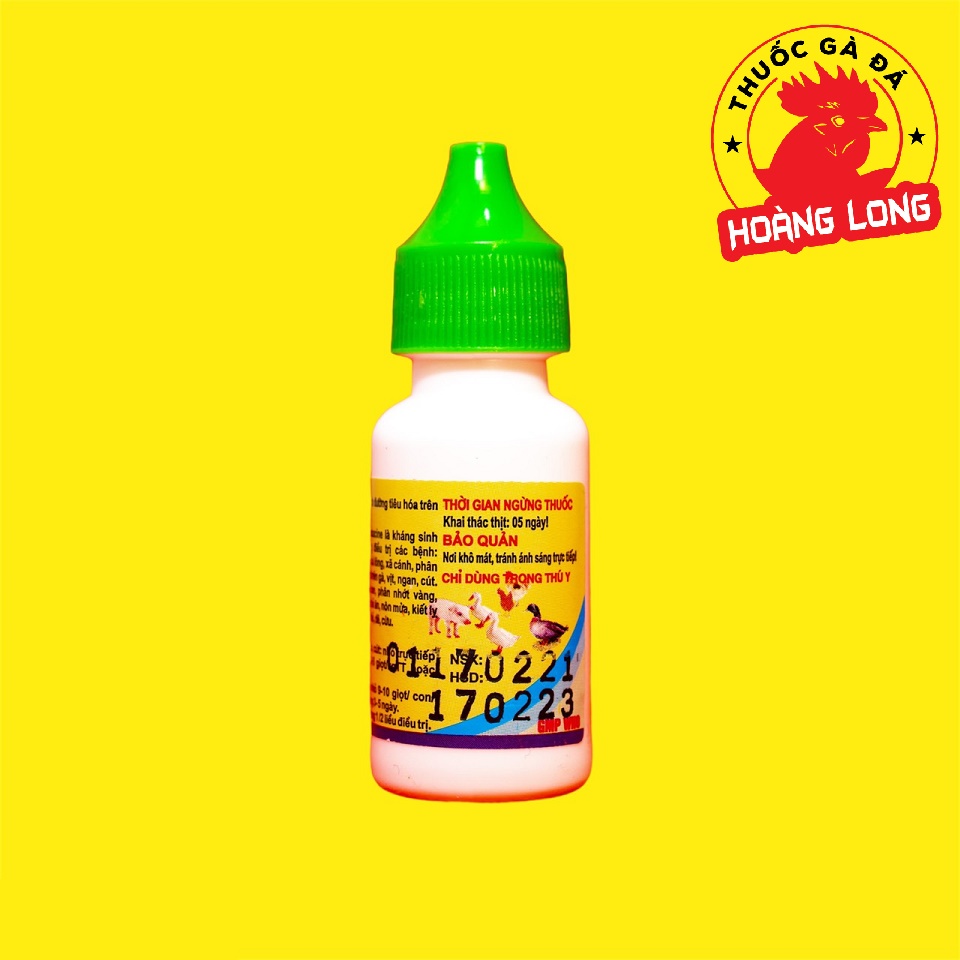 QUINOCOLI phân xanh, trắng cho gà đá 1 LỌ 10ML