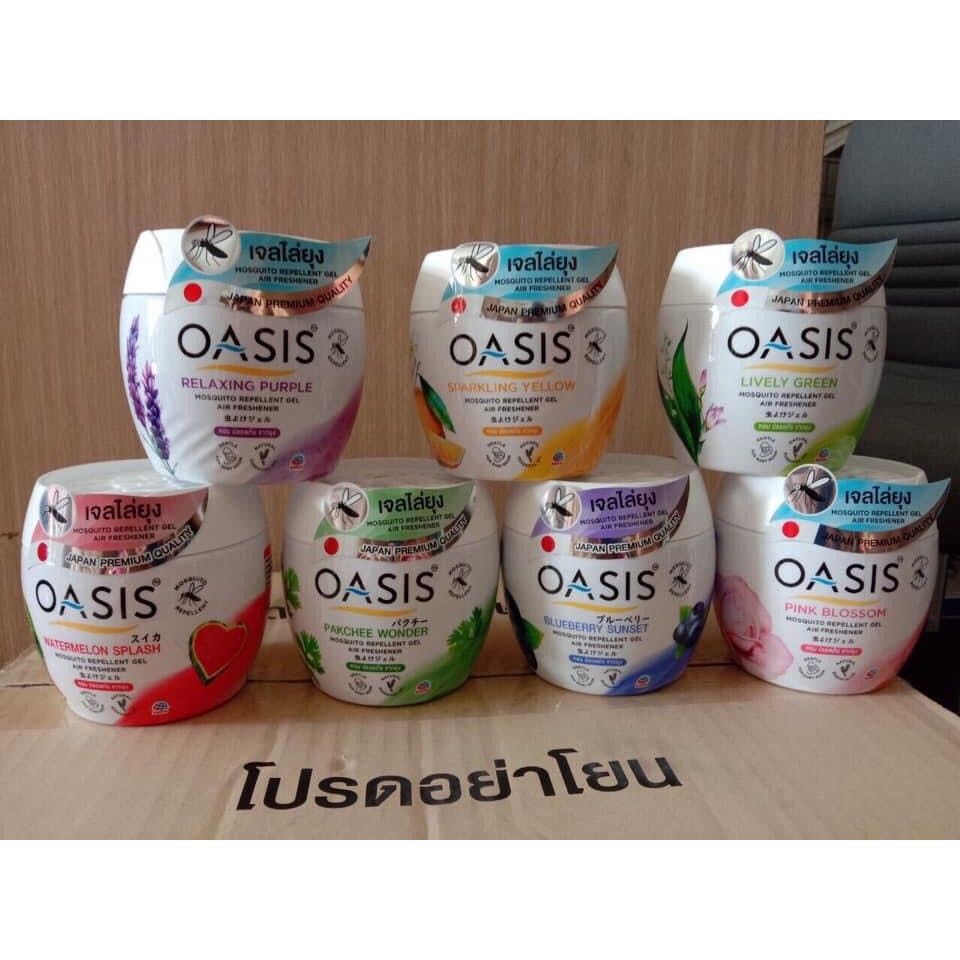 SÁP THƠM ĐUỔI MUỖI OASIS THÁI LAN HOA HỒNG