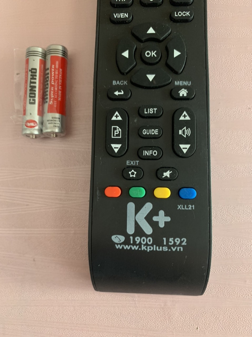 [HCM]Điều Khiển Đầu Thu K+ HD Mới DSI424VSTV Của Technicolor (Remote K+Hd Technicoler)