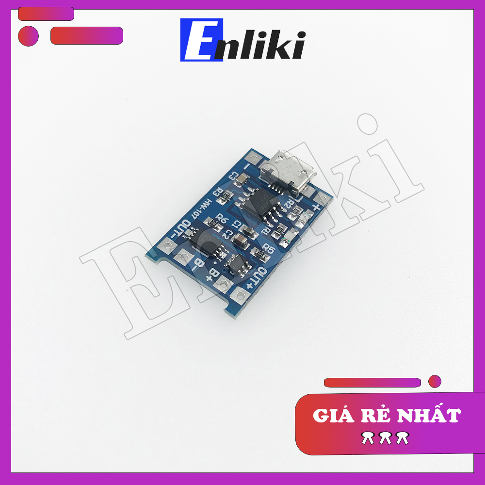 TP4056 Mạch Sạc Pin Có Bảo Vệ