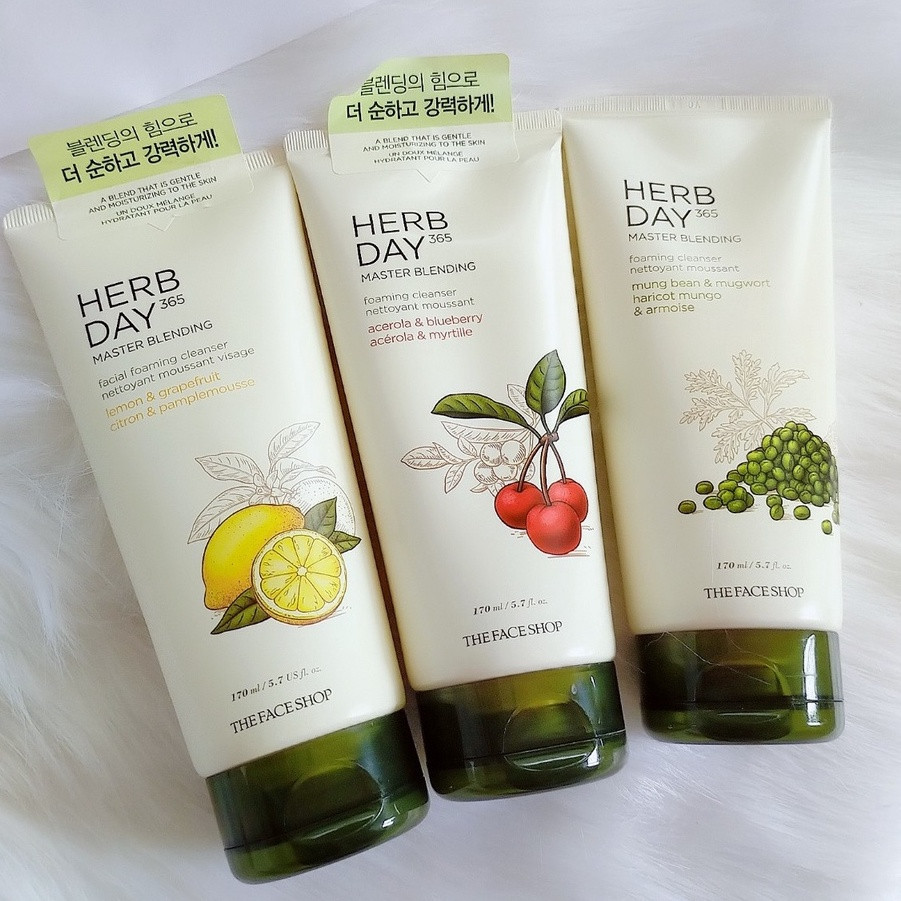 [Best Seller] Sữa rửa mặt Herb Day 365 Cleansing Foam Dạng Tuýp 170ml