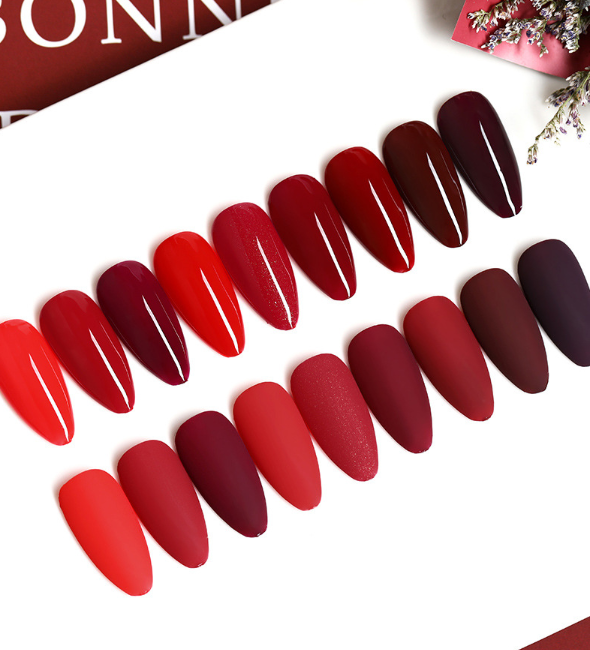 [HCM]Sơn gel AS red - Màu đỏ rượu mã AJN