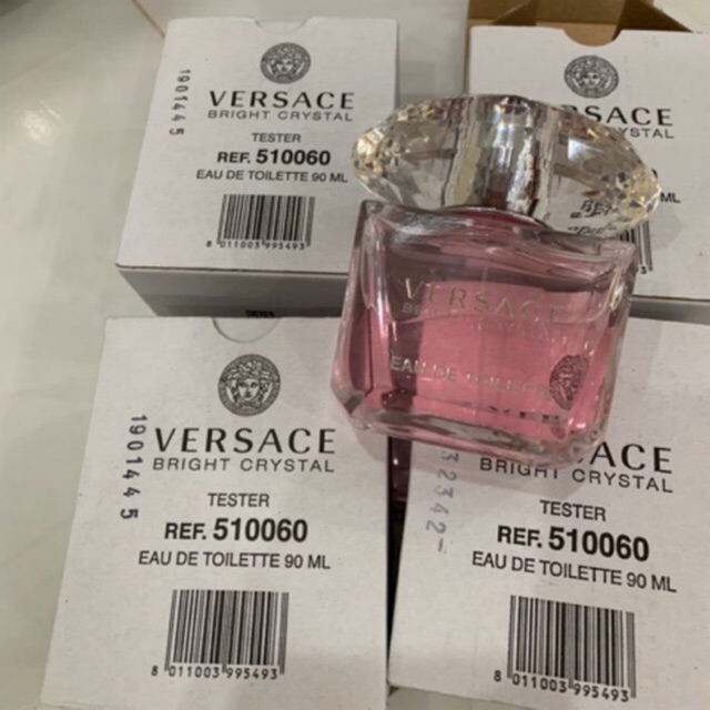 Nước hoa nữ tester versace bright crystal 90ml tester (hộp như hình)