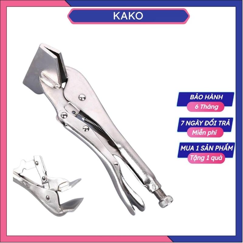 Kẹp cường lực mỏ dẹt 11inch Kako, kìm chết mỏ vịt