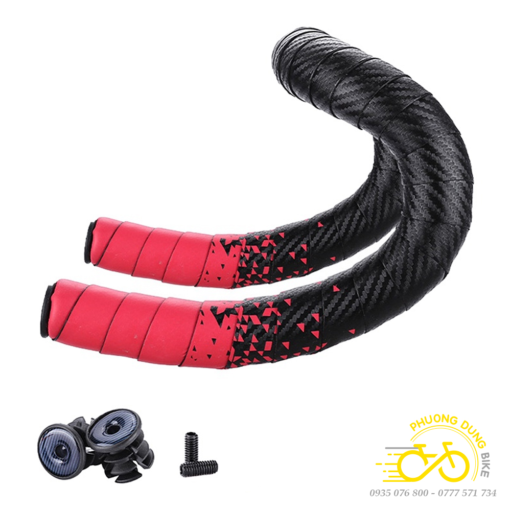Dây quấn ghi đông xe đạp vân carbon 3k bar tape