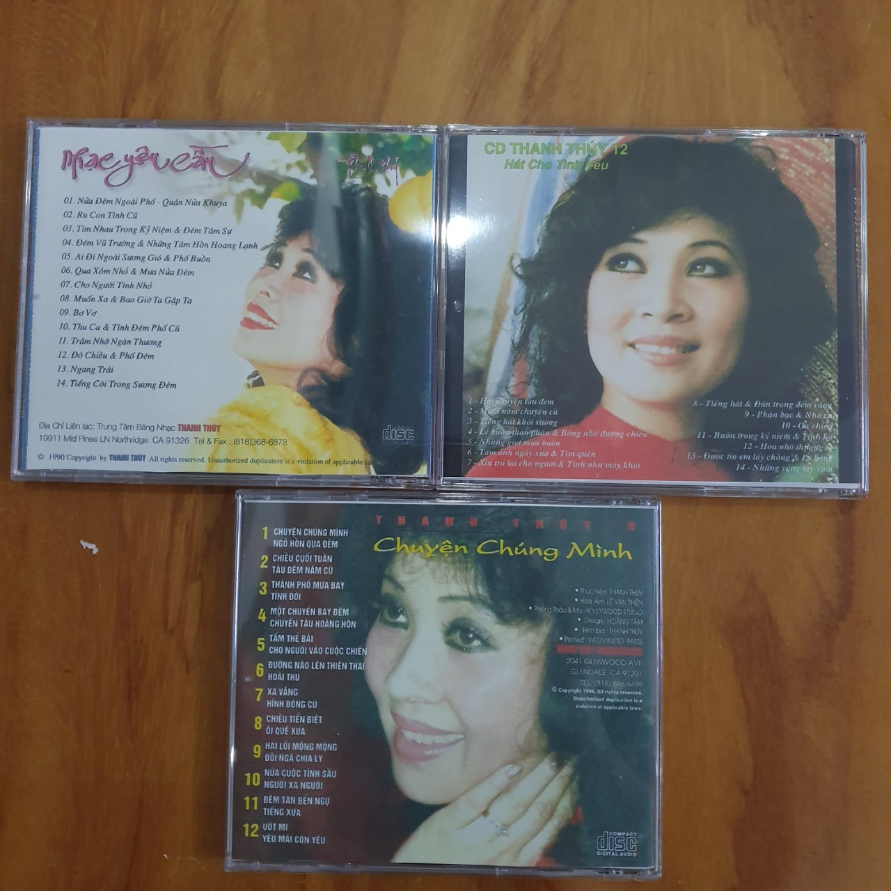 [MDCD] Bộ 3 Đĩa CD Thanh Thúy tuyển chọn