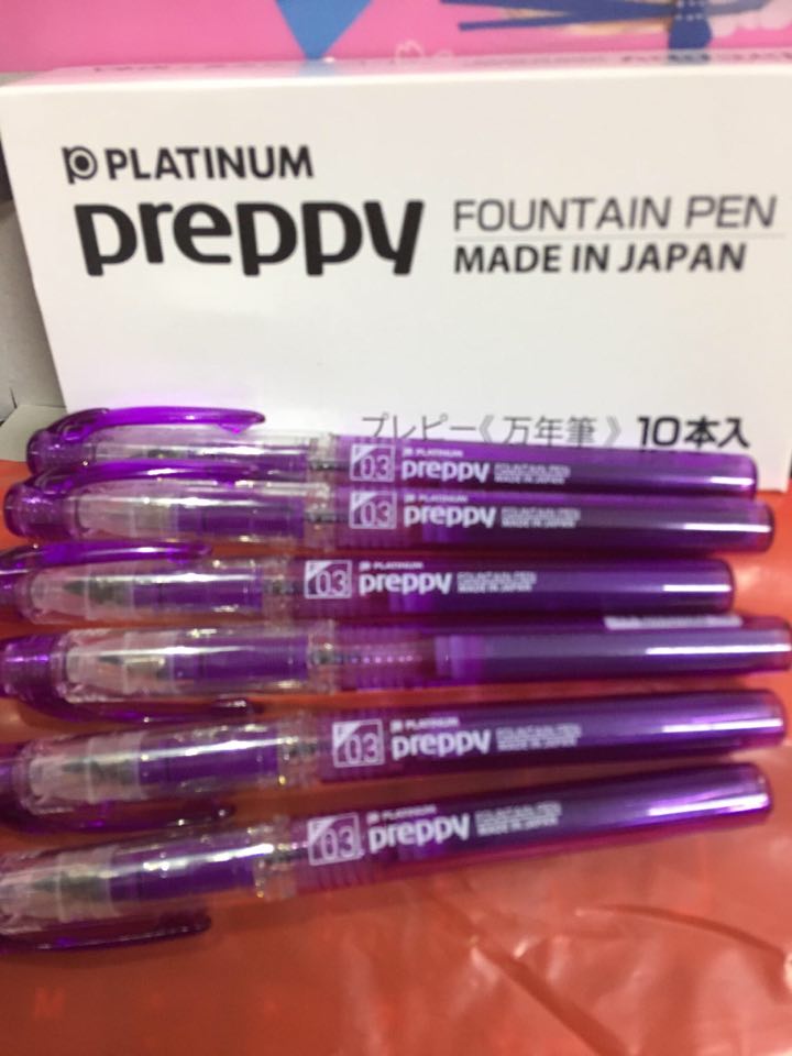 Bút Máy Nhật Preppy Platinum 03 (Màu tím)