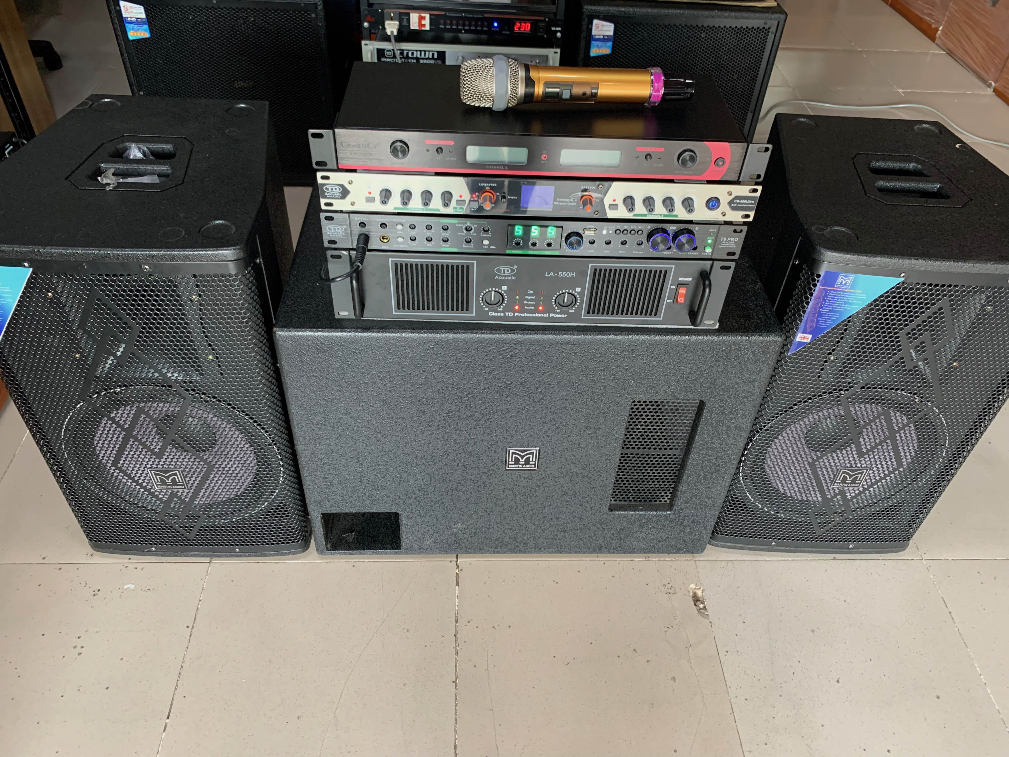 DÀN KARAOKE 16TR5 MARTINL CHO KHÔNG GIAN 50-60m2