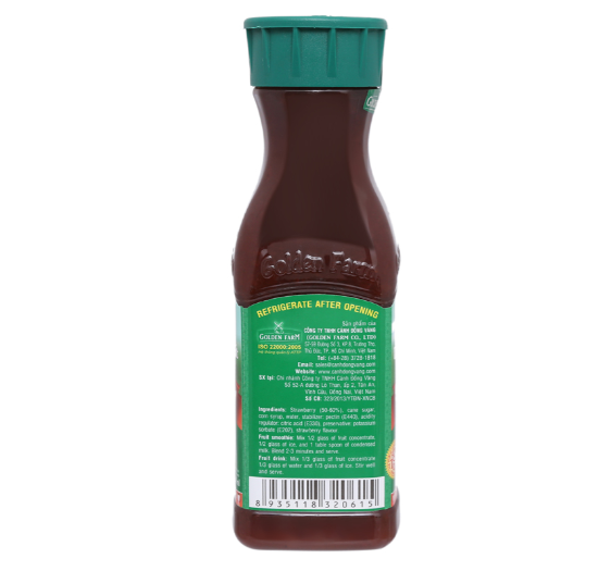 Sinh tố dâu Golden Farm 500ml