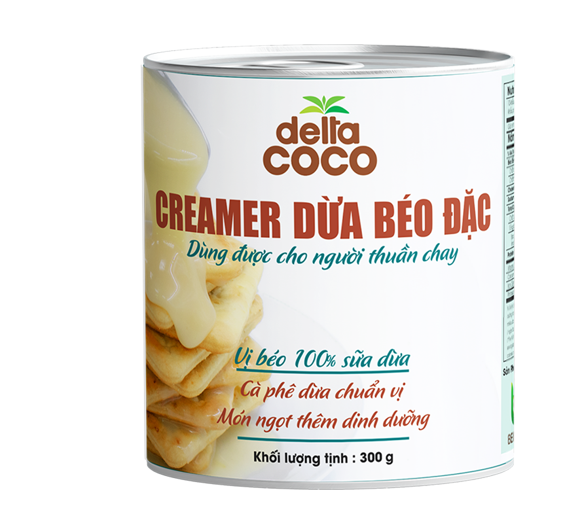 Creamer Dừa Béo Đặc Delta Coco 300gr