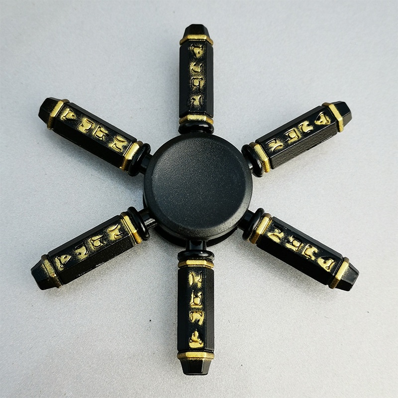 Đồ Chơi Con Quay Spinner Gradient Kim loại Fidget Spinner Naruto