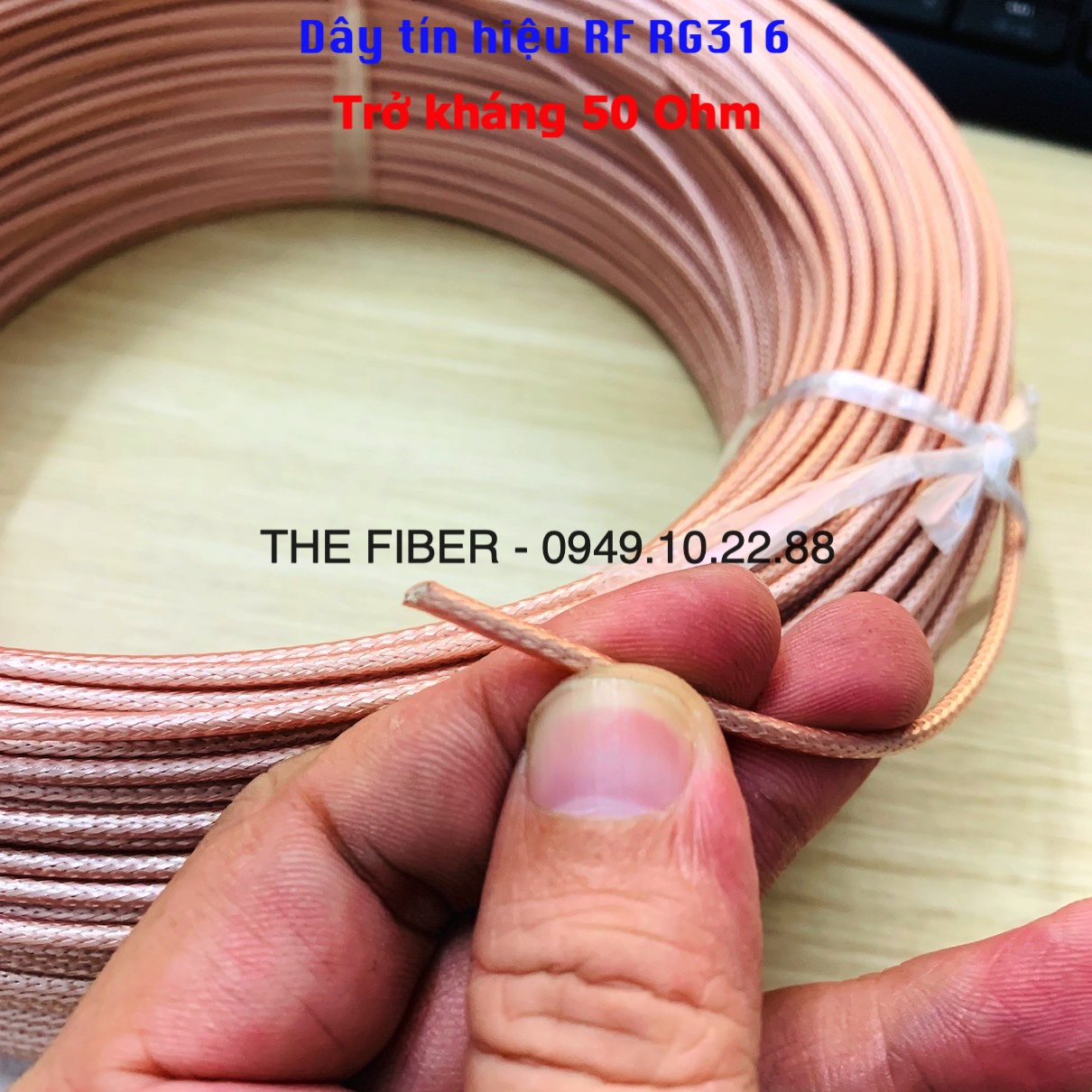Dây tín hiệu RF RG316 Cable trở kháng 50Ohm