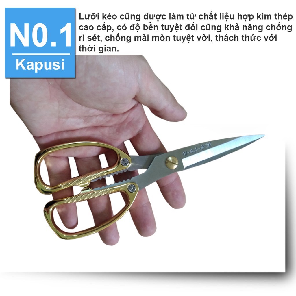 [HCM]Kéo cán vàng cao cấp Kapusi chuẩn Nhật
