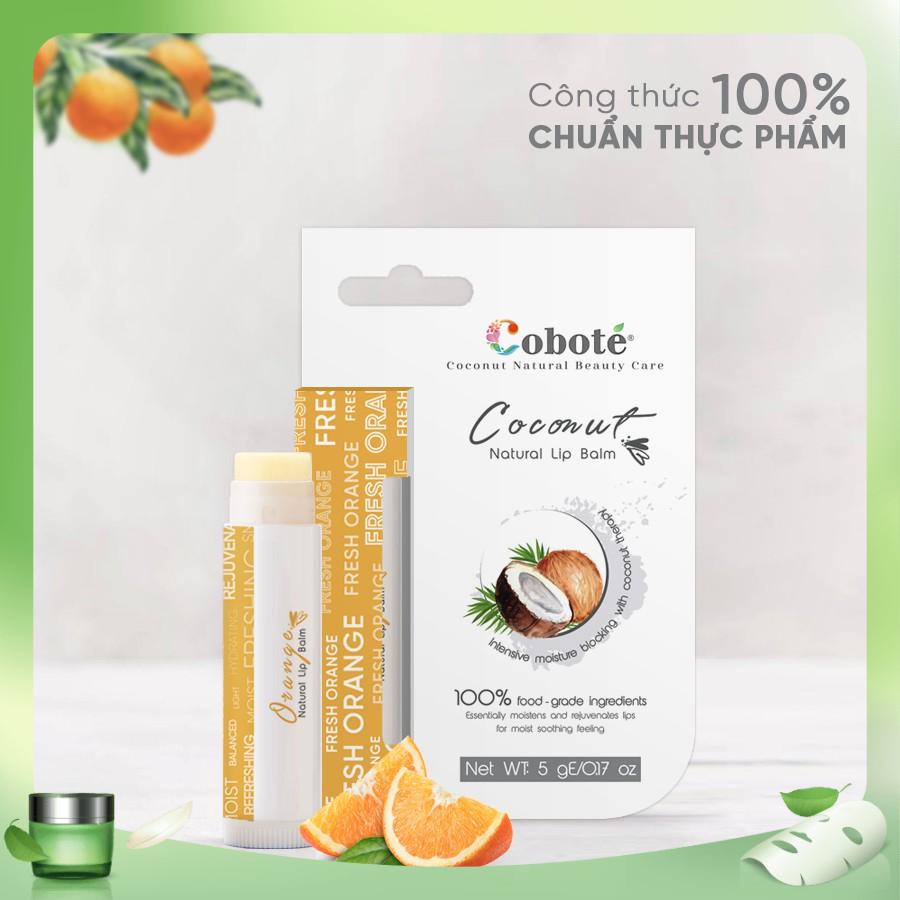 Son dưỡng thực phẩm Coboté 5g màu cam