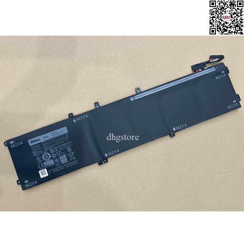 Laptop battery for dell xps 15 9550 9560 9570 7590 precision 5510 5520 5530 4gvgh 84wh