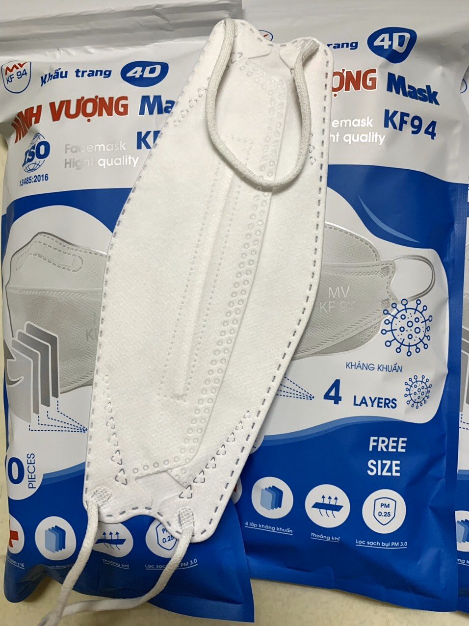 Khẩu trang  4D KF94 Minh Vượng