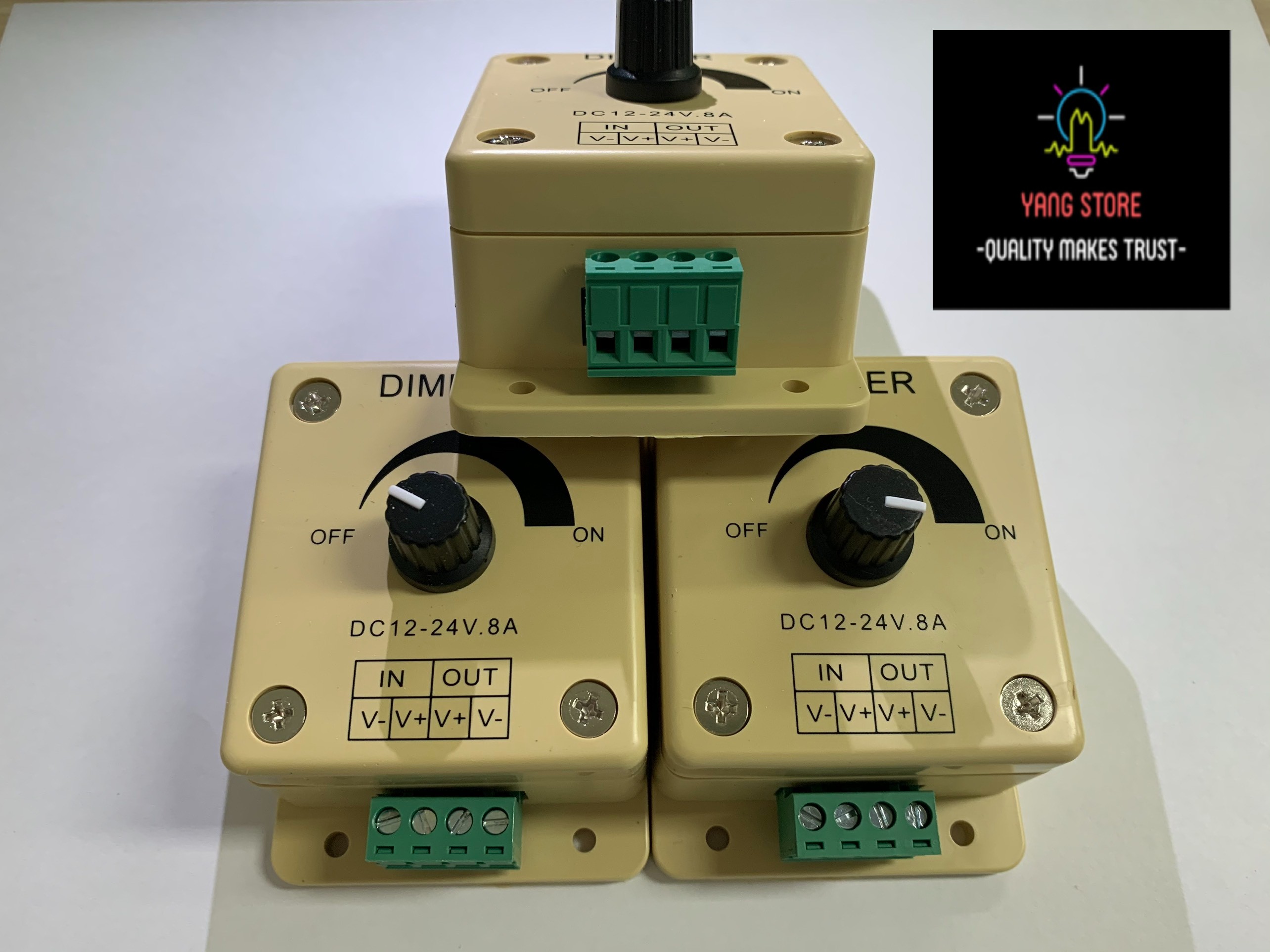 Dimmer 12v 24v 8a - điều chỉnh ánh sáng đèn