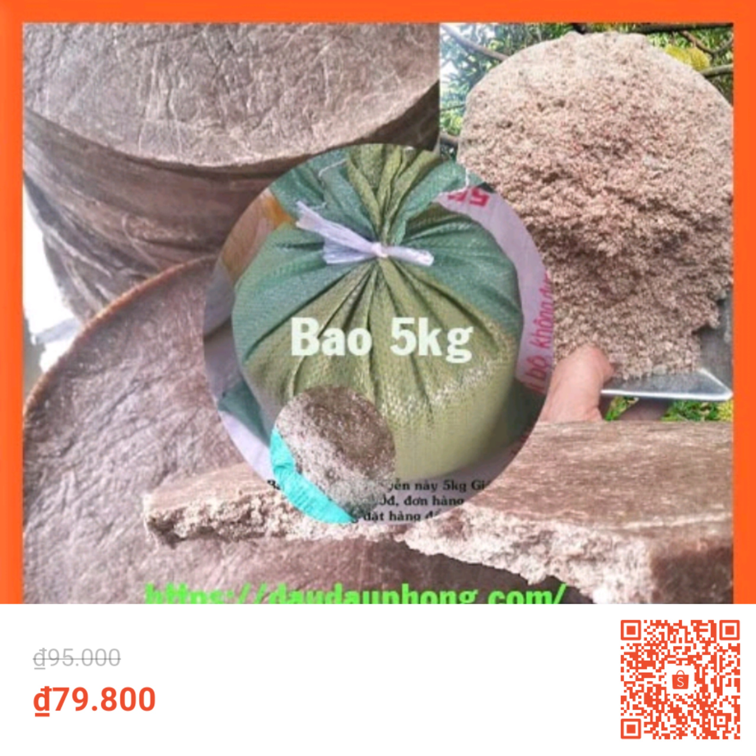 Combo 5kg bánh dầu đậu phộng xay nhuyễn