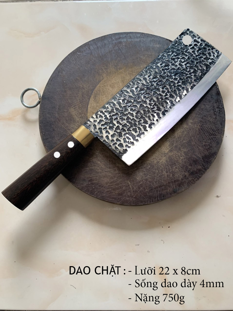 [DAO PHÚC SEN] Bộ 3 dao thép nhíp không gỉ